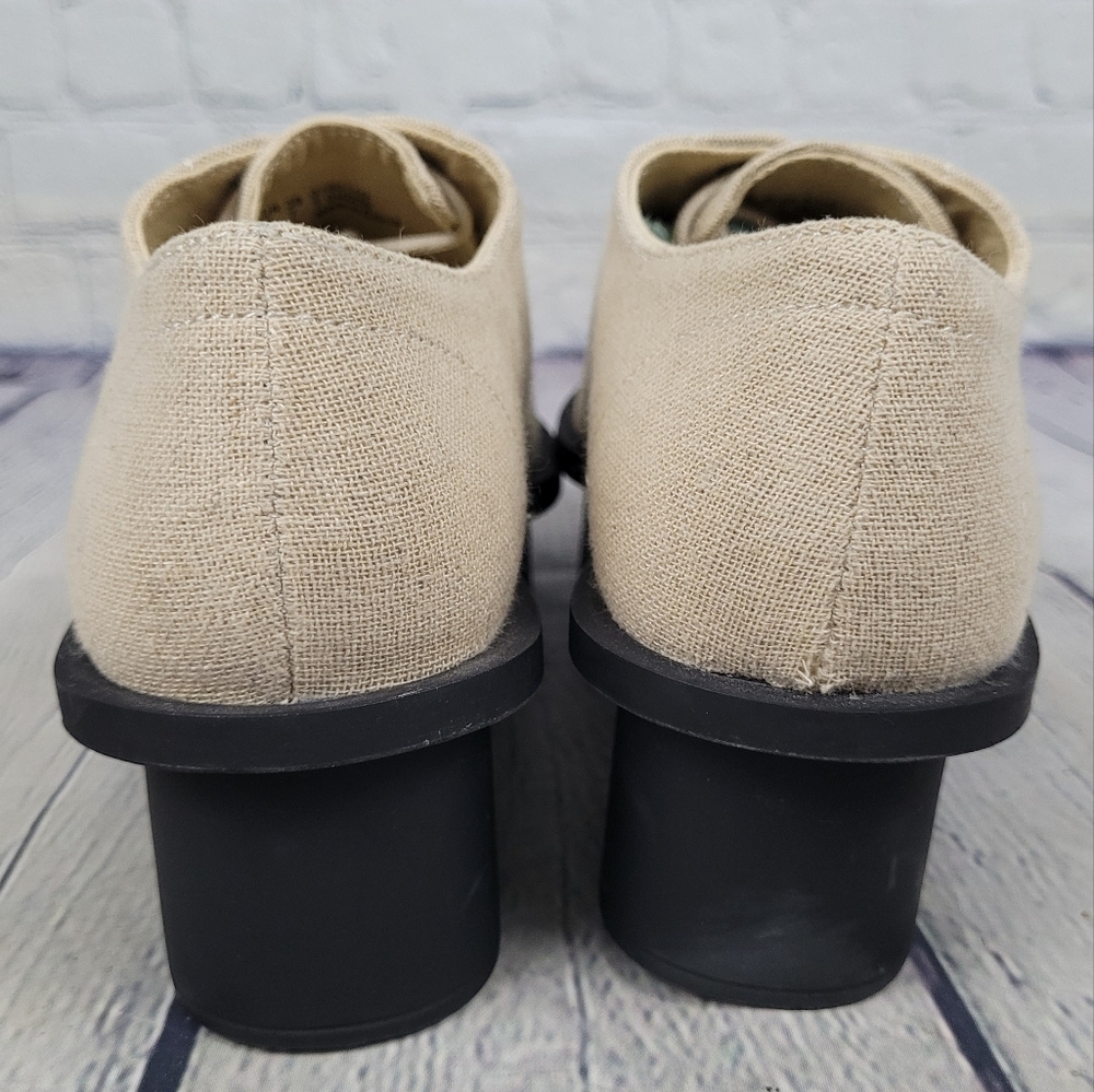CHEAP MONDAY | lace-up peep toe platform low top shoes - Picture 6 of 9